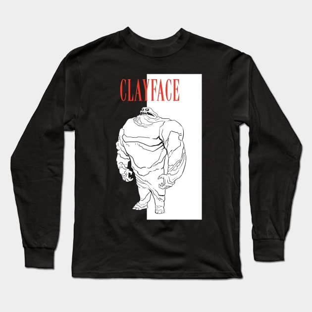 Clayface Long Sleeve T-Shirt by DugMcFug